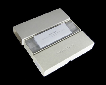 A picture of a Mercig Studios presentation box.