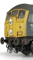 Class 24 which shows super detailed buffer beam with headcode discs at the correct thickness as well as the nose resprayed to represent full yellow ends. Class 24 which shows super detailed buffer beam with headcode discs at the correct thickness as well as the nose resprayed to represent full yellow ends.