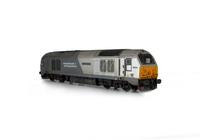 A picture of 67010 with detailed buffer beam at one end and semi detailed at coupler end, moulded jumper cables replaced with wire versions, etched nameplates and driver fitted.