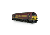 A picture of 67001 with detailed buffer beam at one end and moulded jumper cables replaced with wire versions.