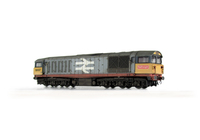 A picture of 58027 with livery errors corrected, faded paintwork, mu sockets and nose handrails replaced with finer versions, pommels added to nose handrails, side handrails, renumbered and detailed buffer beam at one end