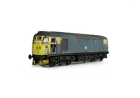 A picture of 26035 Conversion to disc headcode with high intensity headlights and token catcher recess. Full respray into correct shades, renumbered, disc catches, special effect of paint peeling on doors, circular brass buffers, twin centre extra headlights, snow ploughs, speedo cable, boiler control access hatch removed, wire nose handrails, no rubber window surrounds, side body windows made flush, driver fitted, driver side window surrounds removed and detailed buffer beam at one end with semi detailed at the coupling end.