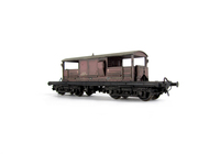 A picture of Heavily weathered and faded with special effects of paint peeling. Detailed buffer beam at one end and semi detailed at coupling end.