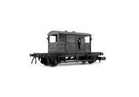 A picture of Heavily weathered and faded with special effects of paint peeling. Detailed buffer beam.