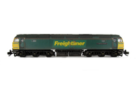 A picture of 57002 with moulded roof grill replaced with etched fan and grill, renumbered, driver, moulded front handrails replaced with wire including pommels, body lowered, detailed battery box, etched nameplates, semi detailed buffer beam at both ends and finer ariels.