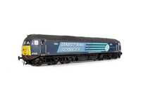 A picture of 57008 with moulded roof grills replaced with etched fan and grills, renumbered, driver, moulded front handrails replaced with wire including pommels, body lowered, detailed battery box, pipe on nose, etched nameplates, detailed buffer beam at one end, semi detailed buffer beam at coupling end and finer ariels.