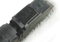 A picture of Close up of plastic coal replaced with real coal.