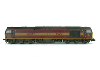 A picture of 60042 renumbered, detailed buffer beam at one end with semi detailed at coupling end, lowered and etched nameplates fitted.