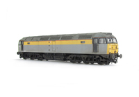 A picture of 47341 Full respray into faded Dutch/Engineers livery. Details include finer ariels, body lowered, etched fan and grills, renumbered, detailed buffer beam at one end, semi detailed buffer at coupling end, moulded nose handrails replaced with wire including pommels and nose catch added.