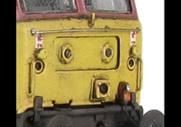 A picture of 47972 Full respray into Technical Services livery. Details include finer ariels, body lowered, etched fan and grills, lamp marker pods on nose, etched nameplates, renumbered, detailed buffer beam at one end, semi detailed buffer at coupling end, moulded nose handrails replaced with wire including pommels and nose catch added.