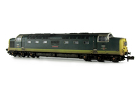 A picture of D9001 with semi respray of nose ends to full yellow,faded paintwork, semi detailed buffer beam at both ends, bogie modification to reduce gap between body and bogies, etched workplates and nameplates and finer nose end handrails