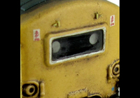 A picture of 37181 Double detailed buffer beam at one end, renumbered, hand rails/catches added to nose, bogie modification to reduce gap between top of bogies and body, buffers changed, frost grills and driver fitted. 