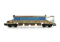 A picture of Autoballaster re liveried to Network Rail with blanking patch over former logo and load added.