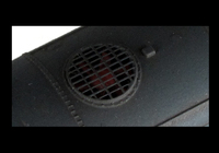 A picture of Close up of etched fan and grill