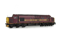 A picture of 37667 converted to a 37/6 with new side grills added along with other modifications. Other details include: bogie modification to reduce gap between body and bogies, moulded roof grill replaced with 3D etched fan and grill, finer aerial, speedo cable added, detailed buffer beam at one end and semi detailed at coupling end, nose brackets, etched nameplates, buffers changed and snowploughs.