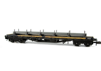 A picture of BDA Wagon with special effects of paint peeling and rust. Load added with straps.