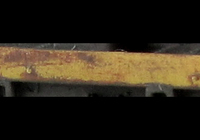 A picture of BDA Wagon with special effects of paint peeling and rust. Load added with straps.