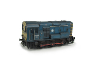 A picture of 08682 Renumbered with faded paintwork, detailed buffer beam including extra pipework under buffer at one end and semi detailed at coupling end, cab end with modified piping and recess panel on door 
