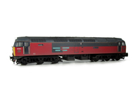 A picture of 47475 showing a full respray to RES livery including re-positioning of cantrail stripe. Details include: changed battery box, detailed buffer beam at one end, renumbered, body lowered, finer aerials, moulded roof grills replaced with etched versions. etched nameplates/plaques and nose catch added.