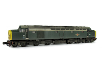 A picture of D253 with nose ends resprayed to full yellow. Details include: renumbered with D painted out in different shade, handrails on nose, ladder on nose, semi detailed buffer beam at both ends, moulded roof grill replaced with 3D etched version, disc catches added, fine headcodes and frost grill.
