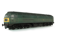 A picture of D1664 Renumbered with detailed buffer beam at one end and semi detailed at coupling end, driver fitted, etched nameplates, moulded nose handrails replaced with wire, body lowered, nose catch and etched 3D fan and grill fitted.