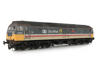 A picture of 47642 shown in a dilapidated condition with special effects of fading and paint chipping. Renumbered and relivery to Scotrail with detailed buffer beam at one end and semi detailed at coupling end, driver fitted, finer aerial, etched nameplates, moulded nose handrails replaced with wire, body lowered, nose catch and etched 3D fan and grill fitted.
