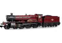 A picture of Full respray into EWS crimson livery, renumbered with etched plates and crew fitted. 