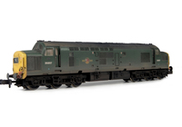 A picture of D6897 Details include: respray of nose end to yellow, semi detailed buffer beam at both ends, nose end handrails/nose catches/lamp brackets added, blanked off boiler on roof, change of headcode, moulded roof grill replaced with 5 part etched fan and grill, bogie mod to reduce gap between body and bogies, frost grill, speedo cable added and renumbered. 