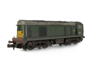 A picture of D8011 Details include: roof grills replaced with much finer etched fan and grill, headcode discs thinned down and holes filled, bogie modification to reduce the gap between body and bogies, horn grill covers made finer, semi detailed buffer beam at both ends, finer side frame steps and speedo cable added.