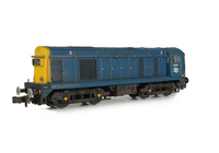 A picture of D8190 with light weathering and livery modification. Details include: roof grills replaced with much finer etched fan and grill, renumbered, headcode changed, bogie modification to reduce the gap between body and bogies, horn grill covers made finer, semi detailed buffer beam at both ends, finer side frame steps and speedo cable added.