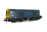 A picture of D8312 with light weathering and livery modification. Details include: roof grills replaced with much finer etched fan and grill, renumbered, headcode changed, bogie modification to reduce the gap between body and bogies, horn grill covers made finer, semi detailed buffer beam at both ends, finer side frame steps and speedo cable added.