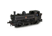 A picture of 8771 with moulded coal replaced with real coal, crew added, lamps and detailed buffer beam added.