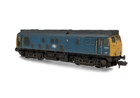 A picture of D5130 conversion to a headcode box version with seemed end door including centre headlights, battery box modification with shorter tank, body side steps plated over, semi detailed buffer beam at both ends, renumbered, weatherised headcode panel, tablet catcher, etched workplates, etched 3D roof grill with fan, snowploughs, speedo cable, fuel cap moved and boiler grill blanking plate replaced with correct kind.