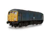 A picture of 24113 conversion to a plated over end door version with centre disc arrangement, extra fuel caps added to battery box with shortened water tanks, driver fitted, speedo cable, body side steps plated over, detailed buffer beam at one end and semi detailed at coupling end, renumbered and slimmed down headcode discs with catches.
