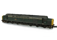 A picture of D345 with nose ends resprayed to full yellow. Details include: renumbered.