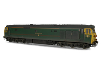 A picture of 50007 Added details include; painted cab interior, driver, mu cable replaced, multiple jumper socket changed to correct type, speedo cable added, etched name and work plates, moulded roof grills replaced with 3D fan and grill and detailed buffer beam.