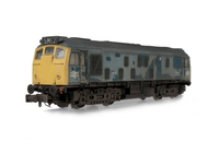 A picture of D7572 with special effects of patch painted as per the prototype. Other details include: battery box modification, semi detailed buffer beam at both ends, renumbered, etched workplates, etched 3D roof grill with fan, speedo cable, front handrails replaced with finer versions and headcode changed.