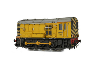 A picture of 08417 with full respray into NR yellow. Renumbered, modified windows, detailed buffer beam including extra pipework under buffer at one end and semi detailed at coupling end, modified piping and finer cab handrails.