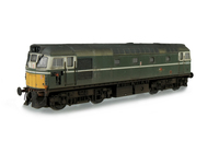 A picture of D5362 Token catcher and recess added. snowploughs, etched work plates, moulded roof grill replaced with 3D etched fan and grill, modified battery box, driver, renumbered, modified headcode box with glass like cover, speedo cable, nose end rubber window surrounds thinned down, nose end footsteps, detailed buffer beam at one end and semi detailed at coupling end.