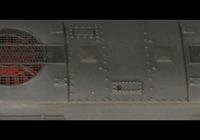 A picture of Close up of etched fan and grills