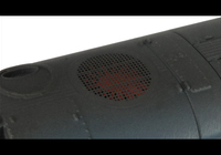 A picture of Etched 3D fan and grill.