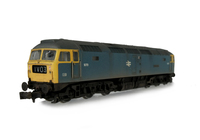 A picture of D1670 Renumbered with semi detailed buffer beam at both ends, etched nameplates, moulded nose handrails replaced with wire, body lowered, etched work plates, headcodes changed, nose catch and etched 3D fan and grill fitted.