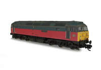 A picture of 47474 with semi detailed buffer beam at both ends, etched nameplates and symbols, moulded nose handrails replaced with wire, body lowered, nose catch and etched 3D fan and grill fitted.