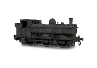 A picture of 7418 Details include: re livery to late crest, moulded coal replaced with real coal, renumbered, detailed buffer beam, crew added and etched depot plaques/plates fitted.