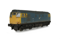 A picture of 27211 with full respray into BR Blue. Brass buffers added, driver, boiler access panel taken off and smoothed over, etched work plates, moulded roof grill replaced with 3D etched fan and grill, modified battery box, renumbered, headcode changed with glass like cover, speedo cable, nose end rubber window surrounds thinned down, nose end footsteps, side cab window surrounds smoothed over and detailed buffer beam at one end.
