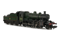 A picture of 46521 in preserved condition.  Added details include: moulded coal replaced with real coal, lamps added, emblem changed to early crest, baulk heads detailed, loco crew added, painted cab interior and etched workplates.