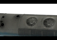 A picture of Close up of finer etched fan and grills.