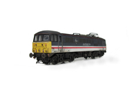 A picture of 86213 with livery errors corrected, pommel added to nose handrails, etched nameplates, detailed buffer beam at one end with added bar, driver fitted, pantograph changed to finer version, brass buffers, semi detailed buffer beam at coupling end and moulded RCH jumper cables replaced with wire version.