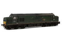 A picture of D6987 Details include: detailed buffer beam at one end and semi detailed at coupler end, etched silver surrounds to headcode. fine nose end handrails. moulded roof grill replaced with 3D etched fan and grill, bogie mod to reduce gap between body and bogies, speedo cable added, driver, frost grill, etched work plates and renumbered. 