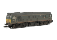 A picture of D5177 Details include: finer nose end handrails, semi detailed buffer beam at both ends, livery mods, etched workplates, etched 3D roof grill with fan, headcodes changed, speedo cable added and battery box modifications.